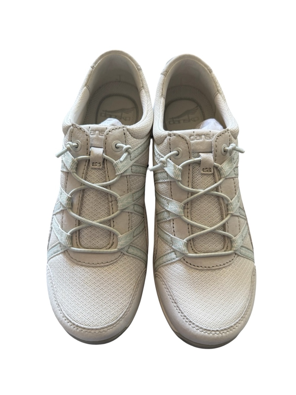 Dansko NIB Harlyn Suede Women's Ecru Sneakers
